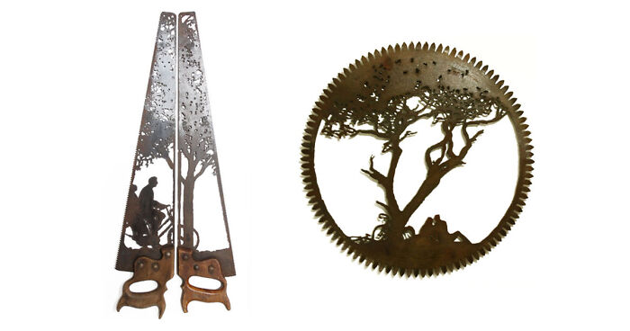 I Turn Old Metal Tools Into Works Of Art