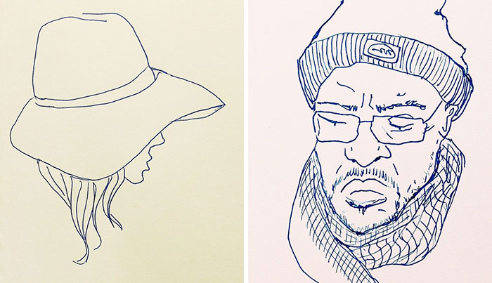 I Secretly Draw People On The New York City Subway