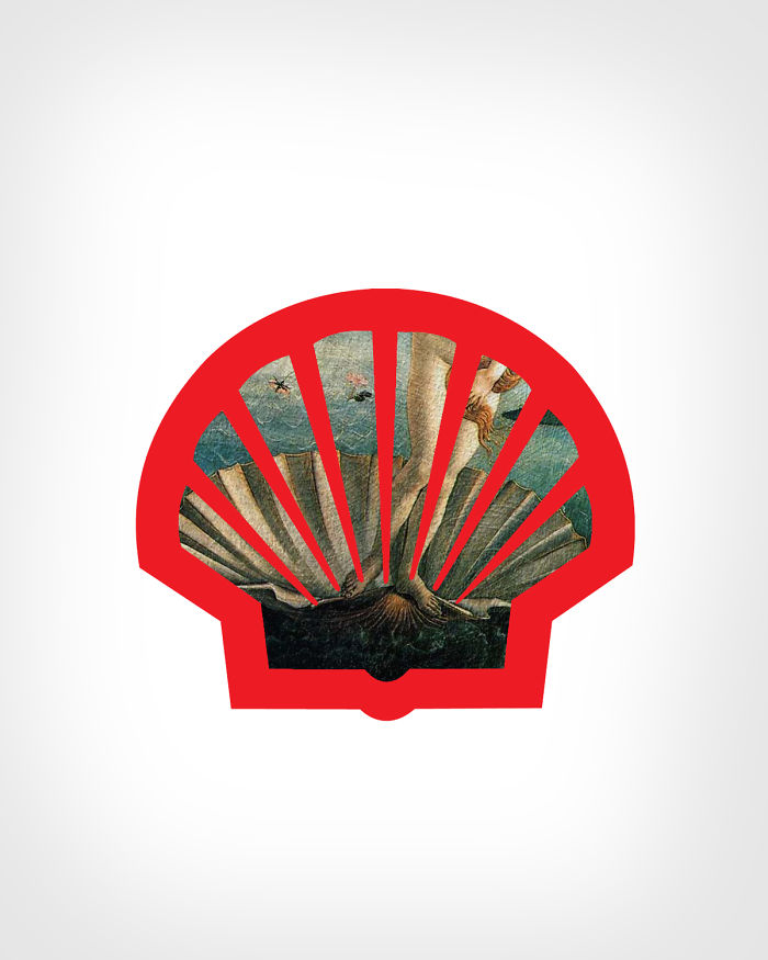 I Combined Popular Logos With Classical Paintings I Combined Popular Logos With Classical Paintings