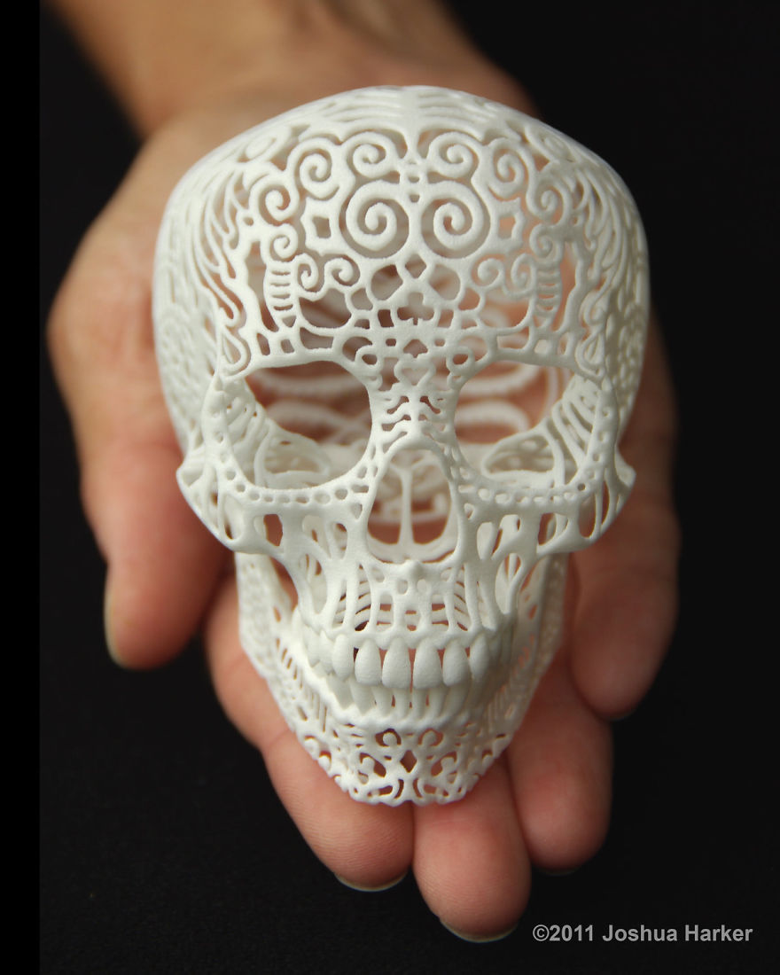 Sugar Skull Sculpture