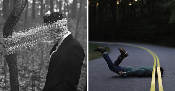 Bizarre Self-Portraits By Ben Zank