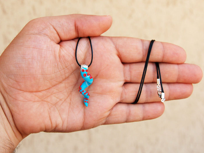 Octopus Tentacle Pendant