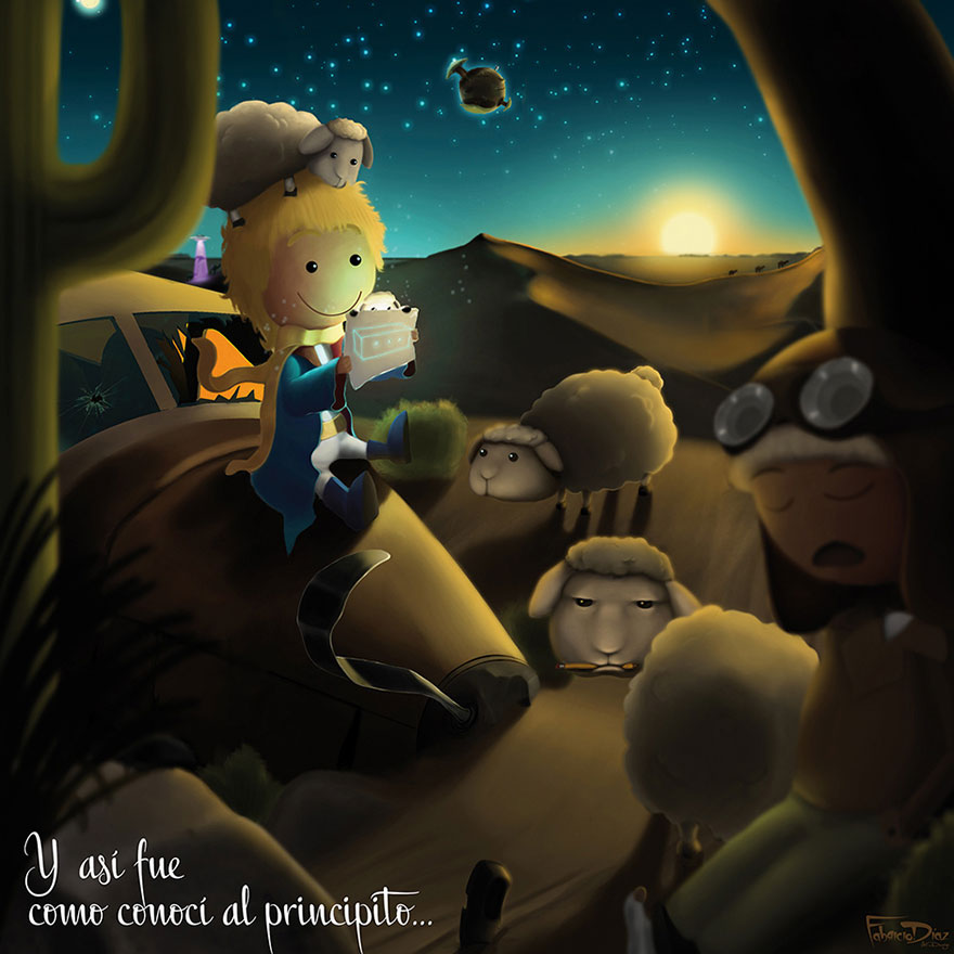 the-little-prince-illustrations-invisible-a-los-ojos the-little-prince-illustrations-invisible-a-los-ojos