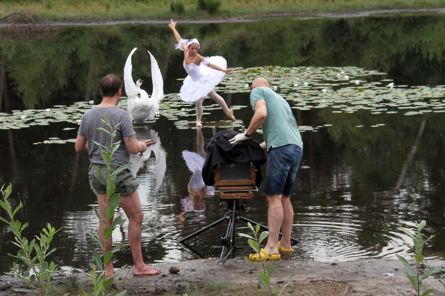 The Making Of 'Swan Lake,' My Wet Plate Collodion Photo