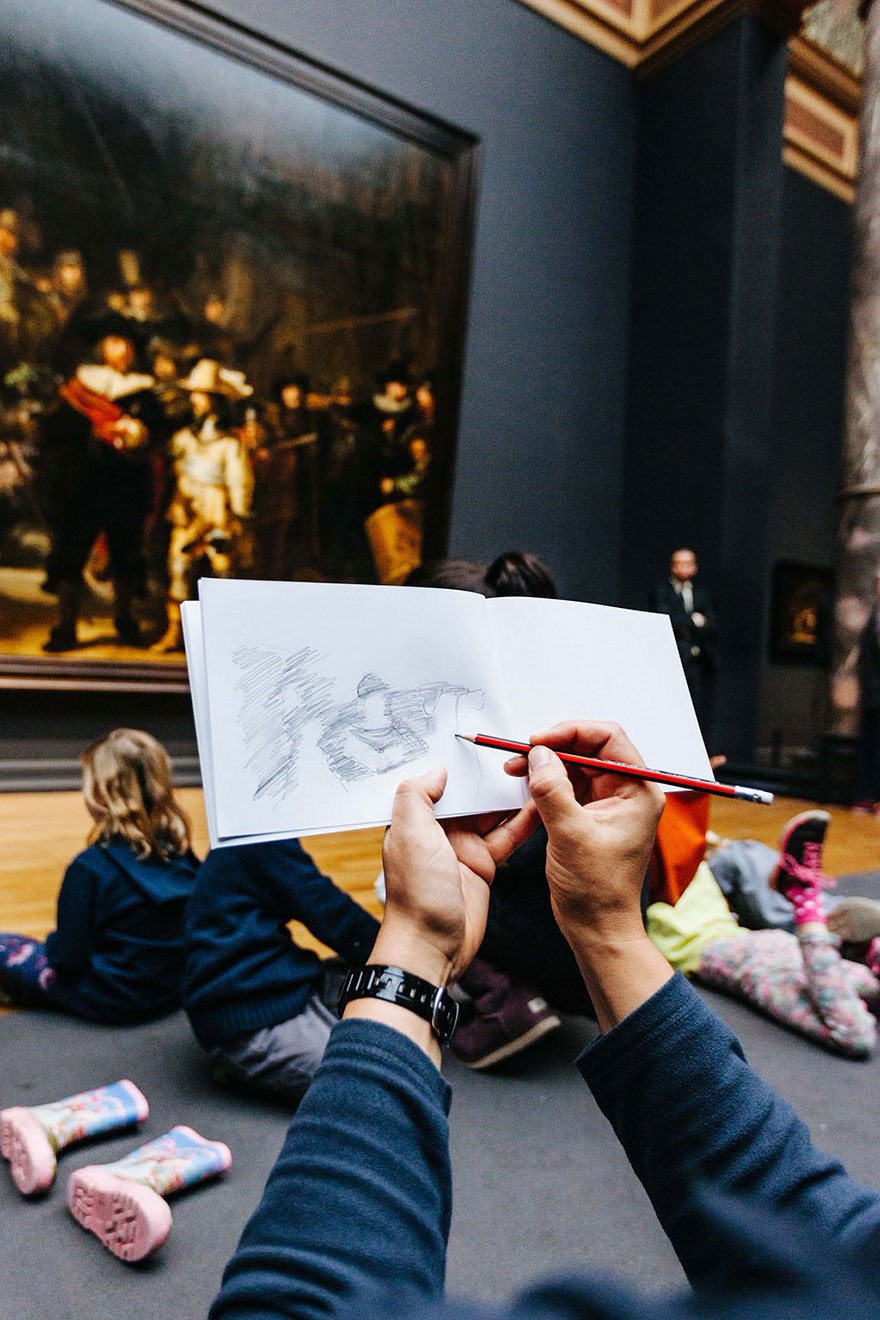 18museum-visitors-draw-artwork-start-drawing-rijksmuseum-18 18museum-visitors-draw-artwork-start-drawing-rijksmuseum-18