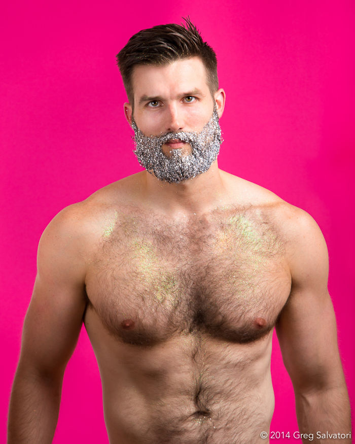Glitter Beard, From 2014... Just Saying! :) Preparatory Study For Beards Of New York, The Book