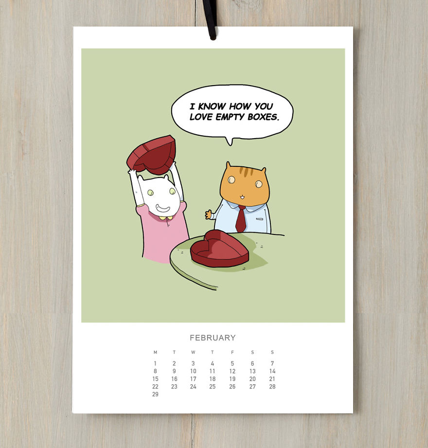 I Created A Cat Calendar To Make You Smile All Year Round In 2016 I Created A Cat Calendar To Make You Smile All Year Round In 2016