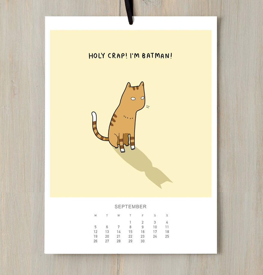 I Created A Cat Calendar To Make You Smile All Year Round In 2016 I Created A Cat Calendar To Make You Smile All Year Round In 2016