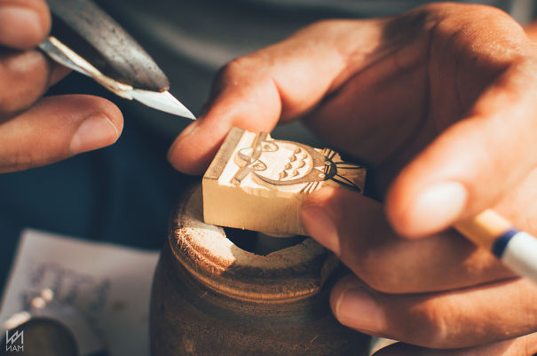 Totoro (handmade Stamp) (vietnam)