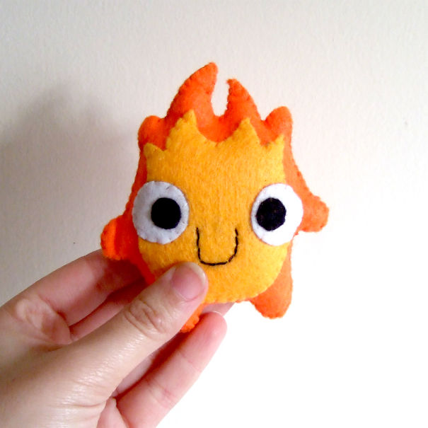 Adorable Calcifer Plushie, From Howl's Moving Castle