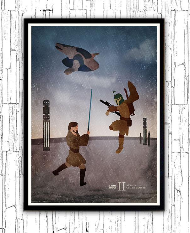 I Designed Vintage Star Wars Episode Minimalist Posters I Designed Vintage Star Wars Episode Minimalist Posters