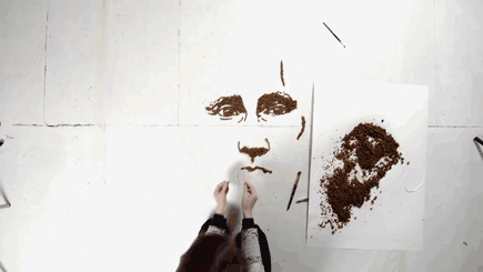 I Made A Putin's Portrait From Bread And Let Chickens Eat It