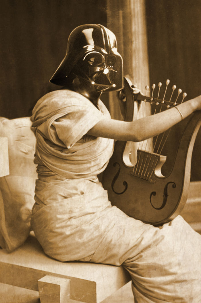 I Merge Star Wars Characters With Ancient Paintings And Vintage Photos