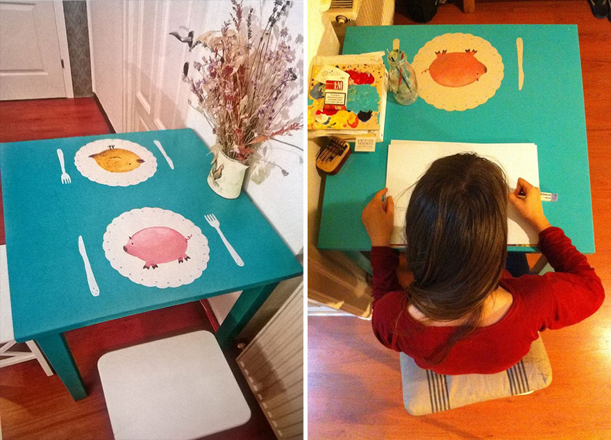 I Give New Life To Boring Furniture By Painting Cute Characters