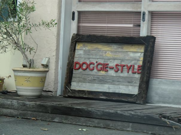 The Sign Says It All.