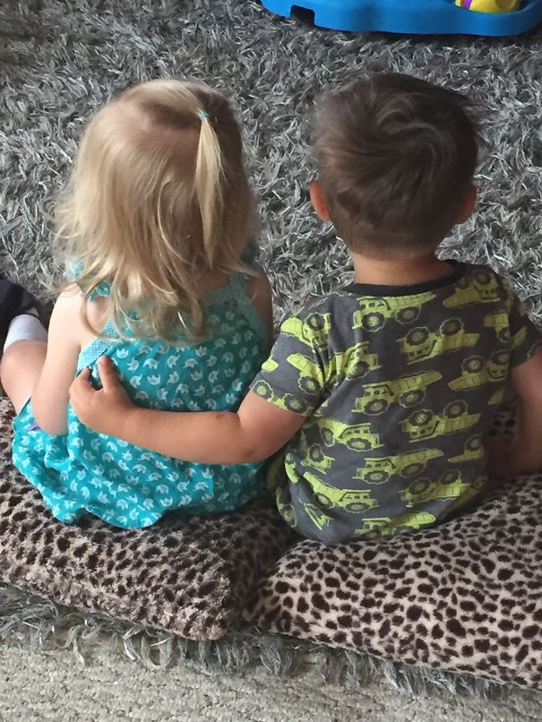 My Grandson Comes To Visit Me And My Home Day Care. When This Little One Was Sad He Helped Me.