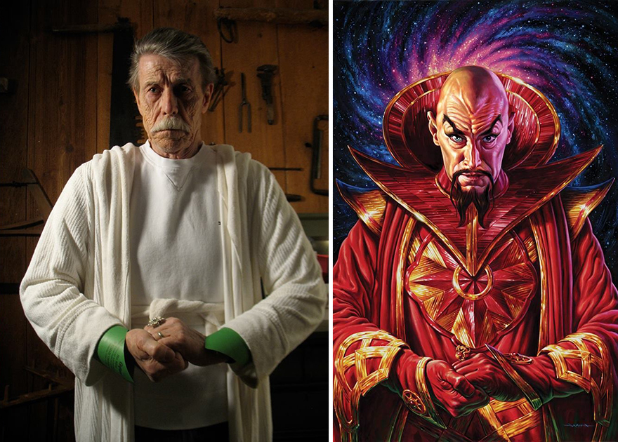 My Dad Poses For My Movie Posters That I Paint My Dad Poses For My Movie Posters That I Paint