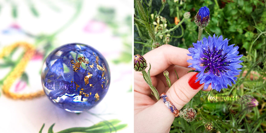 I Preserve The Beauty Of Nature In Eco-Resin Jewelry I Preserve The Beauty Of Nature In Eco-Resin Jewelry
