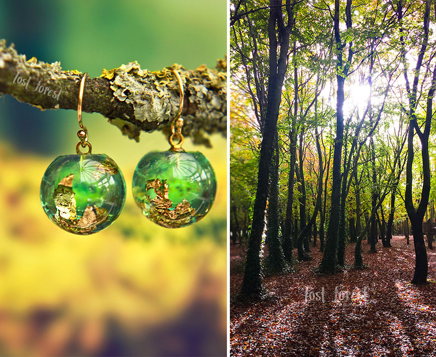 I Preserve The Beauty Of Nature In Eco-Resin Jewelry I Preserve The Beauty Of Nature In Eco-Resin Jewelry