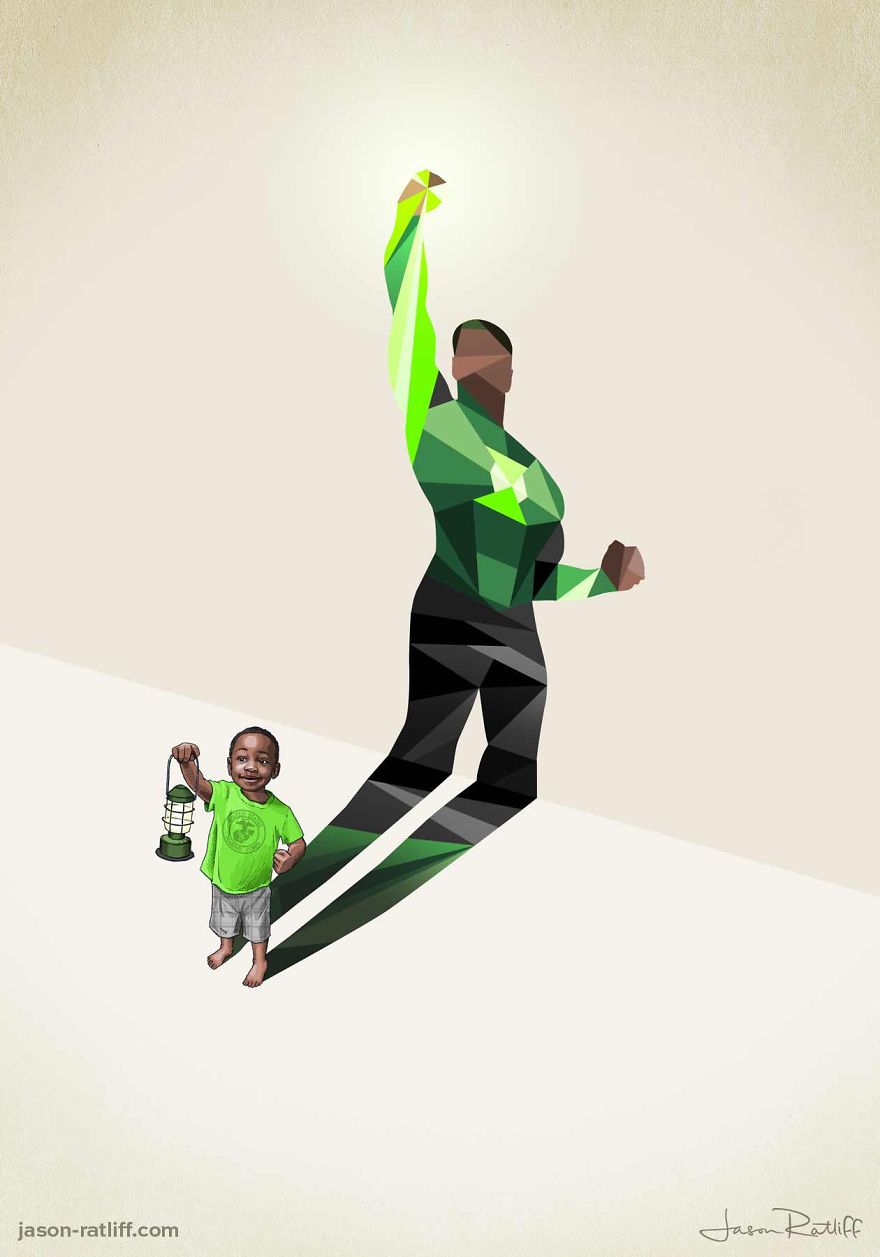 Super Shadows: I Explore The Power Of A Child's Imagination