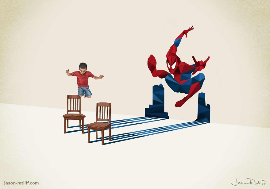 Super Shadows: I Explore The Power Of A Child's Imagination