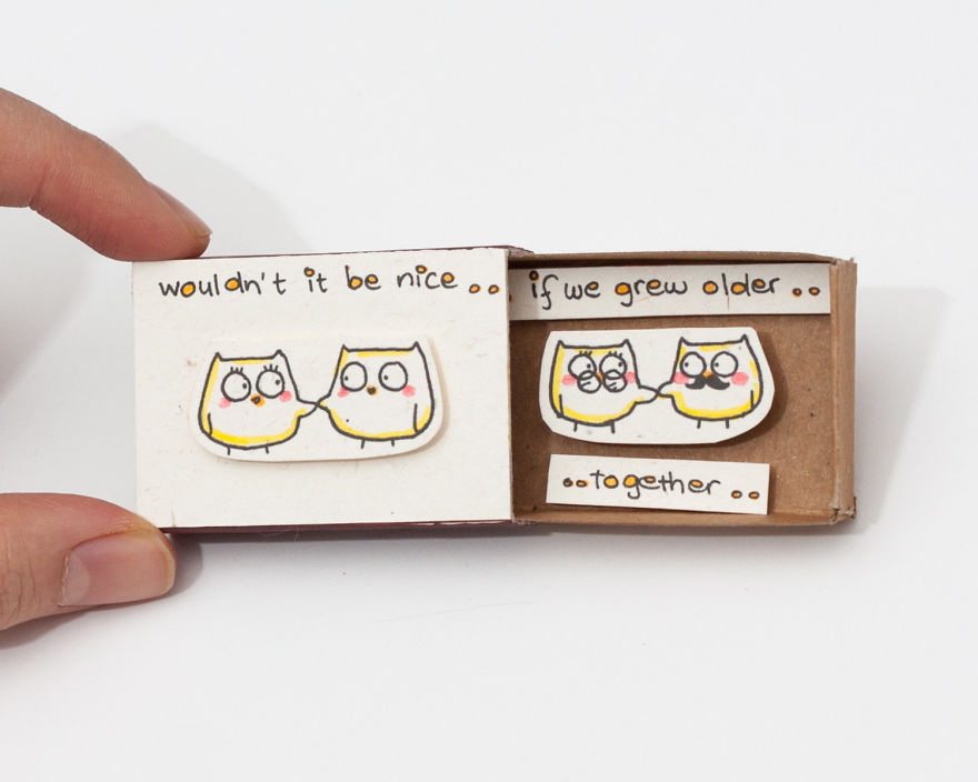 Surprise Messages Hidden In Little Matchboxes Surprise Messages Hidden In Little Matchboxes