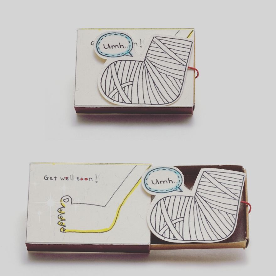 Surprise Messages Hidden In Little Matchboxes Surprise Messages Hidden In Little Matchboxes