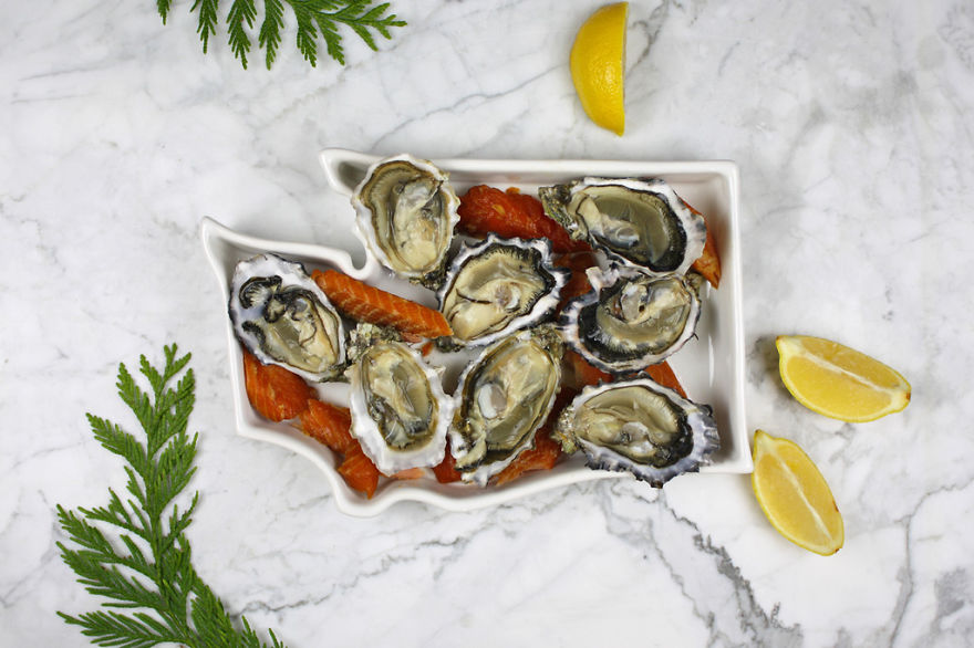 The '50 United Plates' Map Set Literally Brings The US To Your Table The '50 United Plates' Map Set Literally Brings The US To Your Table