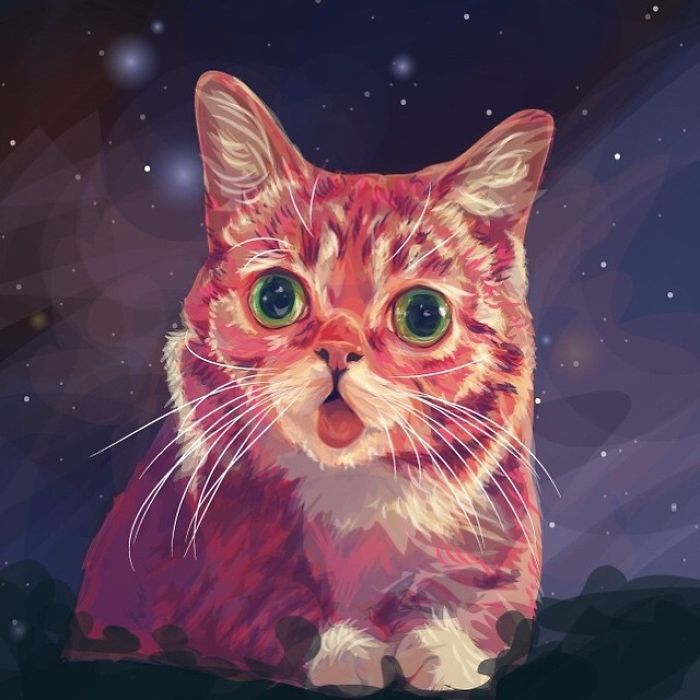 Animals In Space: My Vector Art Leaves People Questioning What The Medium Is