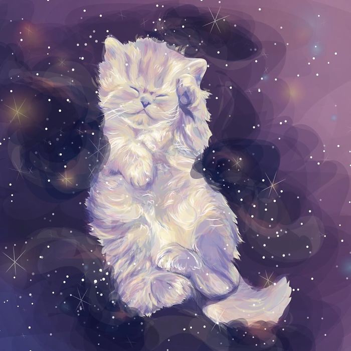 Animals In Space: My Vector Art Leaves People Questioning What The Medium Is