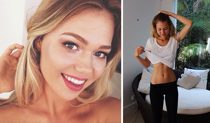 18-Year-Old Model Edits Her Instagram Posts To Reveal The Truth Behind The Photos