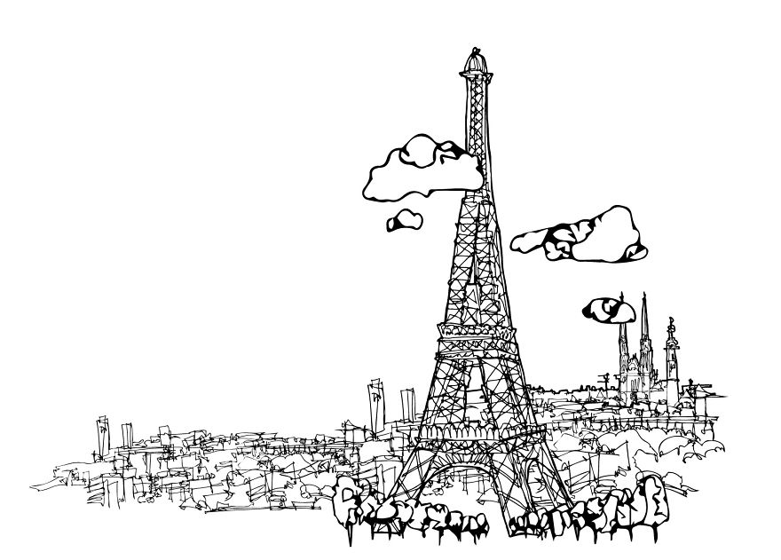 Artist Draws Without Looking At The Page And It's Amazing