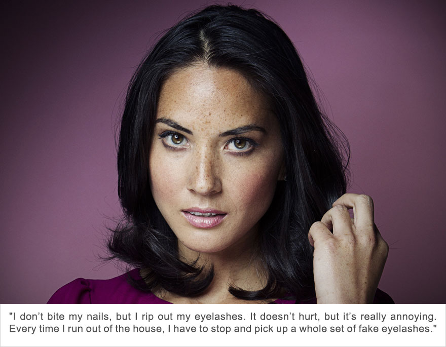 Olivia Munn, Anxiety And Trichotillomania