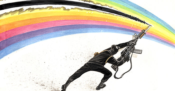 Artists Fight Terrorism By Creating Caricatures