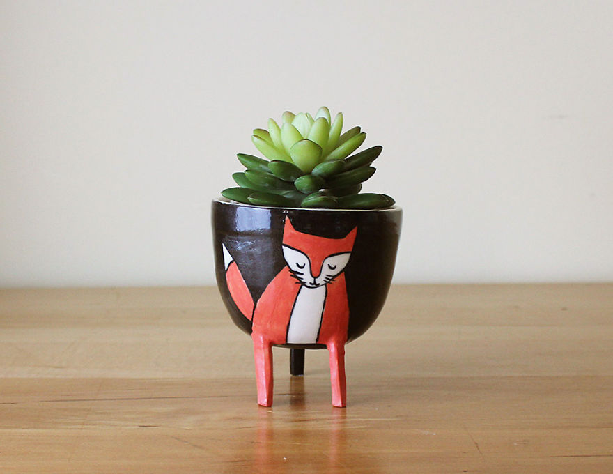Red Fox Planter