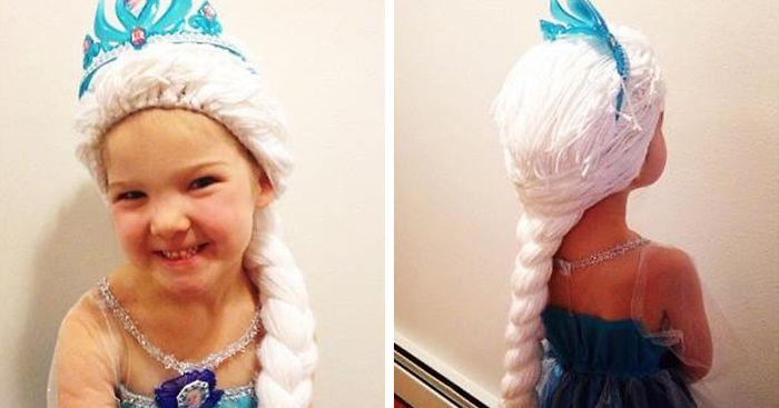 Mom Makes Disney Princess Wigs For Kids With Cancer