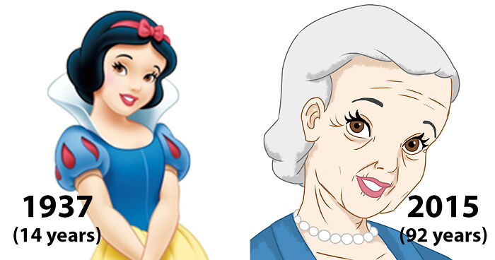 I Made Disney Princesses Look The Age They’d Be Today