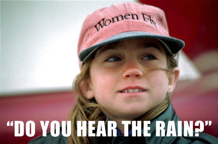 Jessica Dubroff’s last words spoken - "DO YOU HEAR THE RAIN?"