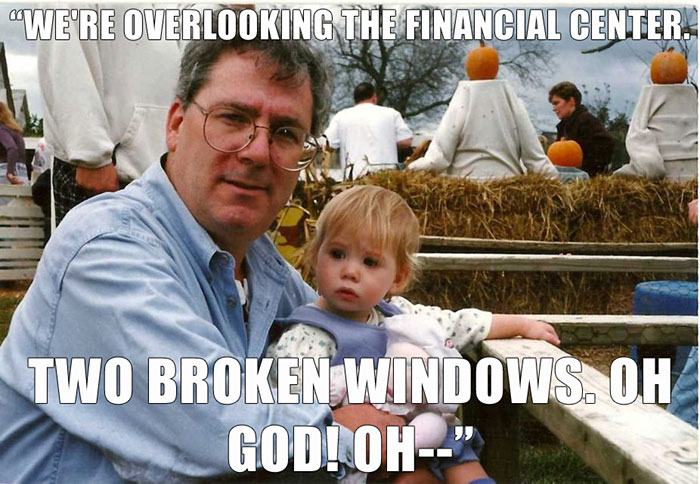 Kevin Cosgrove’s last words spoken - "WE'RE OVERLOOKING THE FINANCIAL CENTER. TWO BROKEN WINDOWS. OH GOD! OH--"