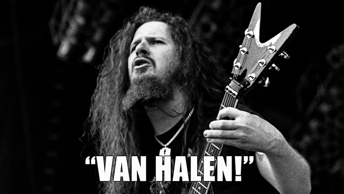 Dimebag Darrell’s last words spoken - "VAN HALEN!"