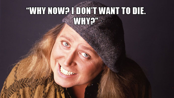 Sam Kinison’s last words spoken - "WHY NOW? I DON'T WANT TO DIE. WHY?"