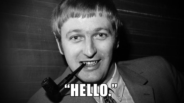 Graham Chapman’s last words spoken - "HELLO"