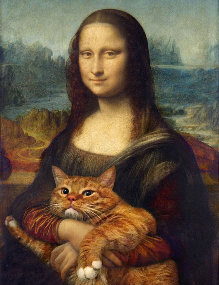 Fat Cat Art: I Insert My Ginger Cat Into Famous Paintings