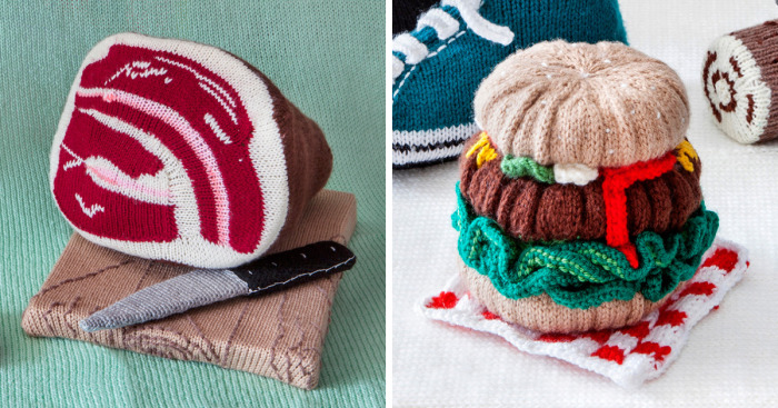 We Knit The Unknittable: Meat, Champagne, Perfume And More