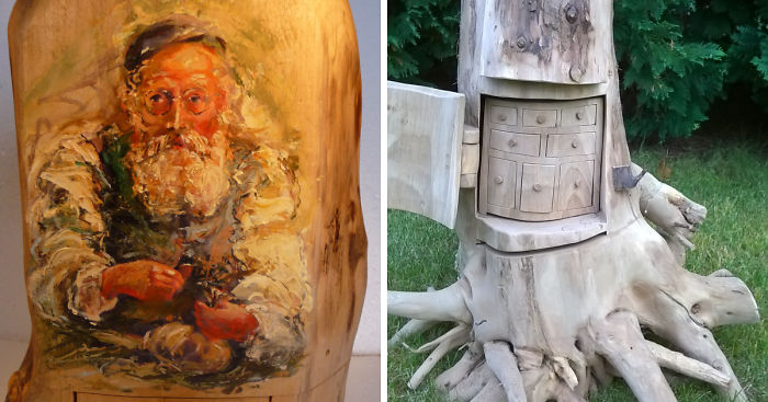 I Hand-Craft Wood Drawers That Look Like Trees To Escape Busy City Life