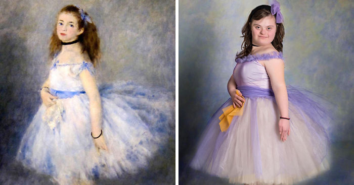 Children With Down Syndrome Recreate Famous Paintings To Prove That Everyone Is A Work Of Art
