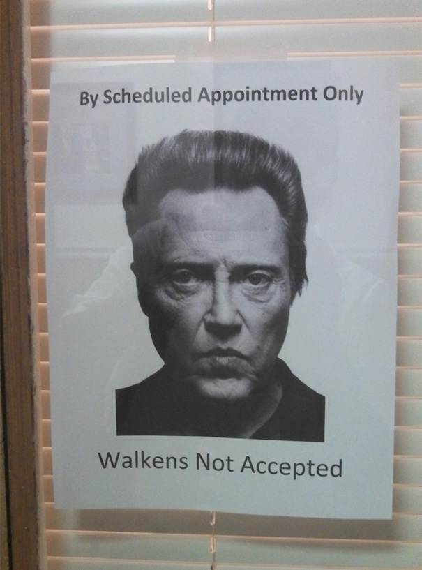 Outside My Teacher's Office