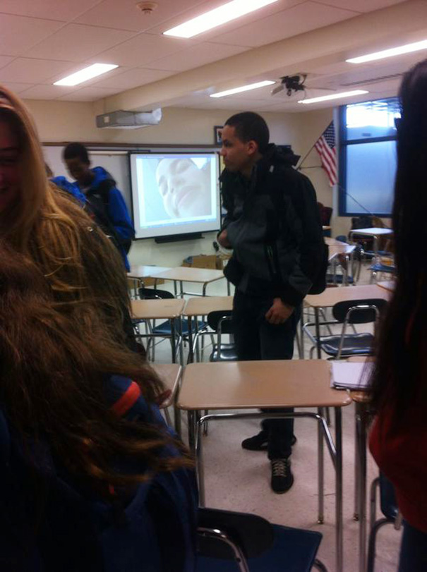 My Teacher Put My Selfie On The Whiteboard