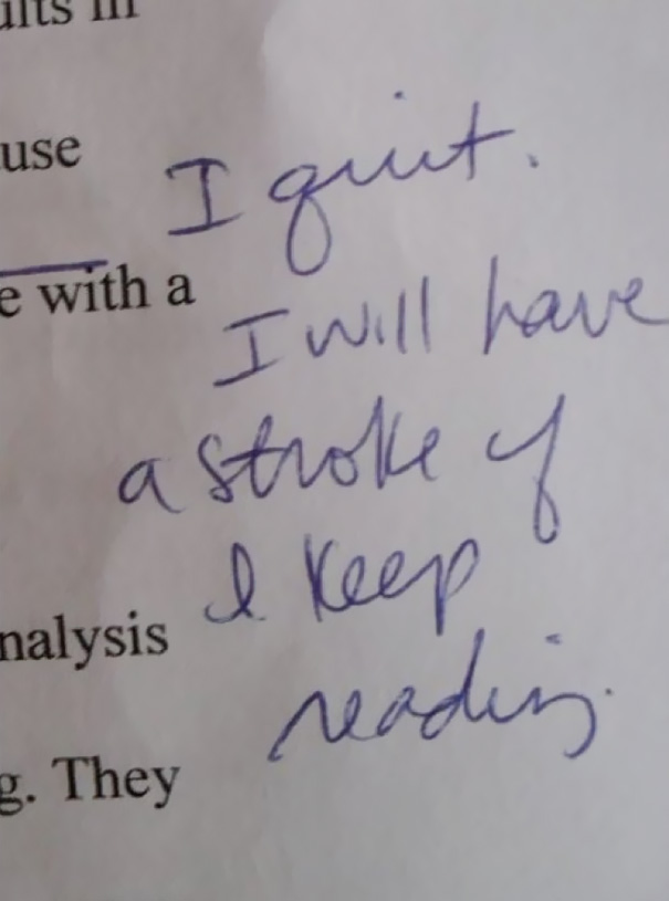 Funny Comment On Student Exam