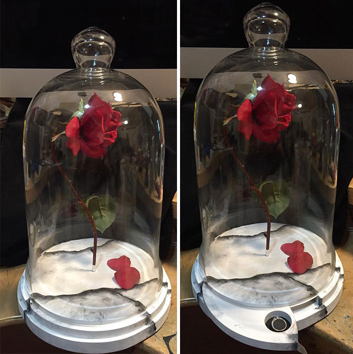 Beauty And The Beast Ring Box